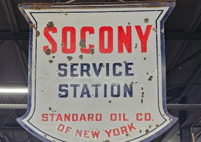 Vintage Socony Service Station sign Standard Oil